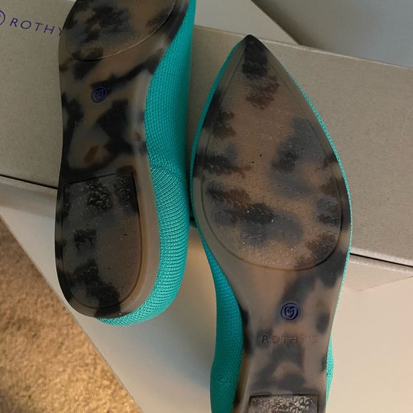 Rothy’s Peacock Pointed Flat Size 7 - Excellent Condition! - Picture 4 of 8